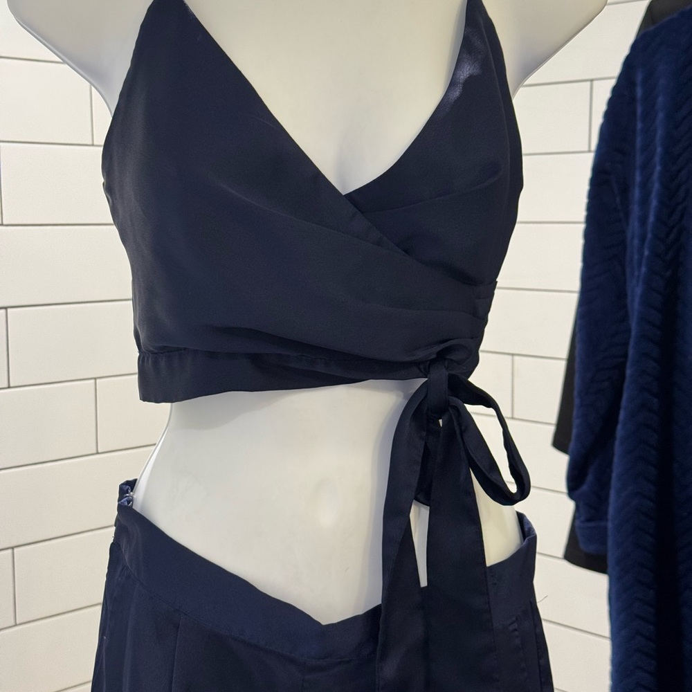 Royal Blue Two Piece Set